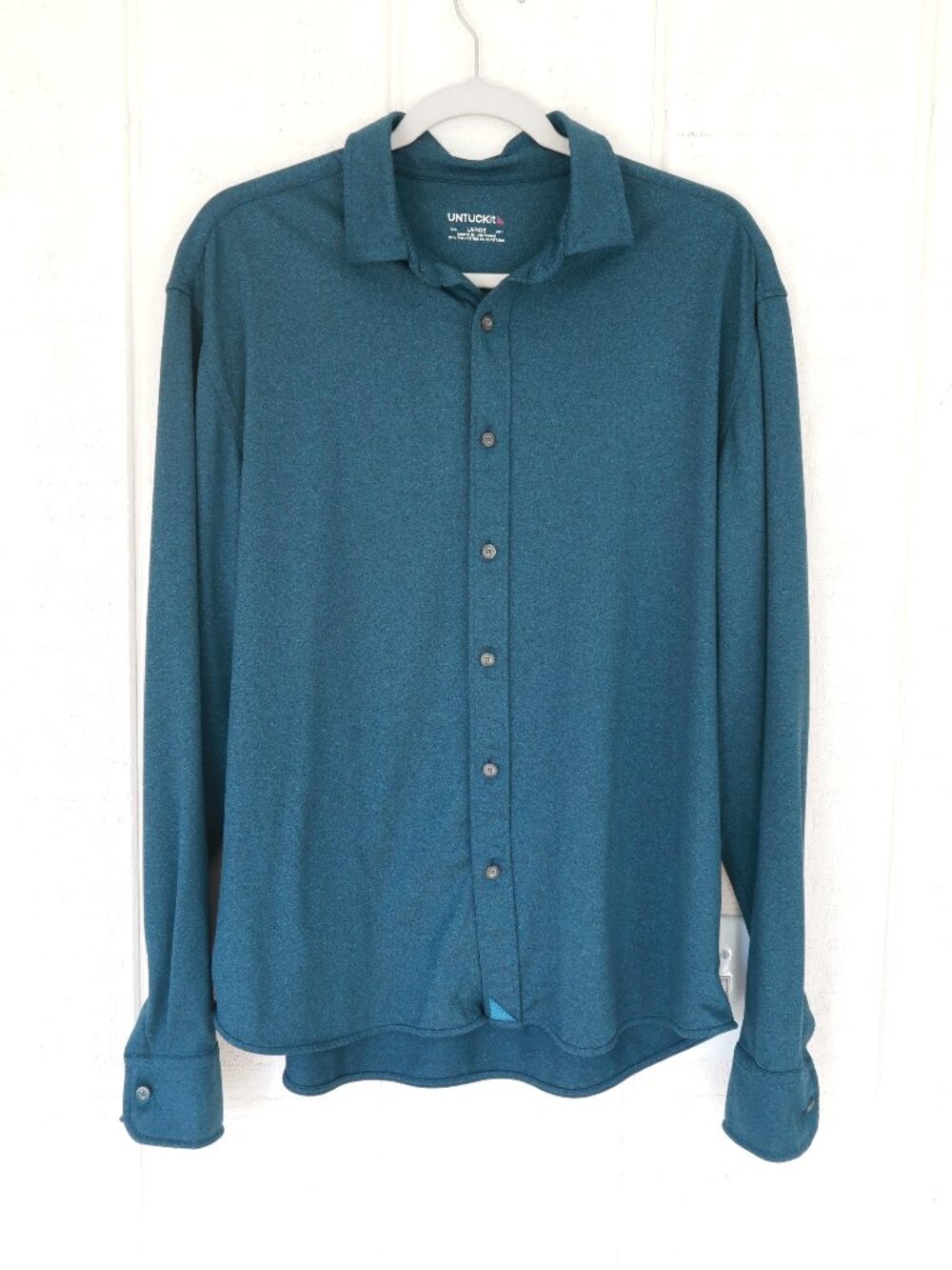 Untuckit Performance Gironde Button Down Shirt | Large